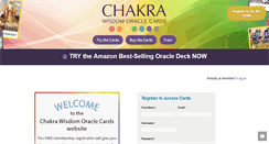 Desktop Screenshot of chakrawisdomoracle.com